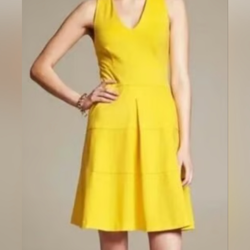 Banana Republic Women's Yellow Dress